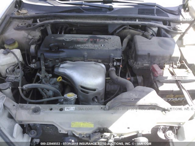 4T1BE32K45U062653 - 2005 TOYOTA CAMRY LE/XLE/SE 金色 照片 10