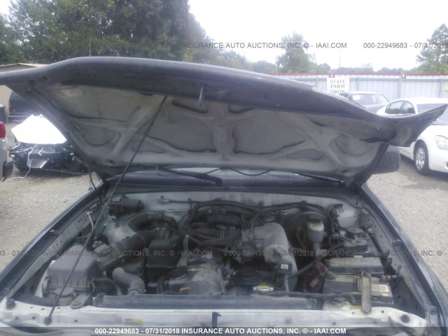 5TEGM92N41Z823452 - 2001 TOYOTA TACOMA DOUBLE CAB PRERUNNER GRAY photo 10