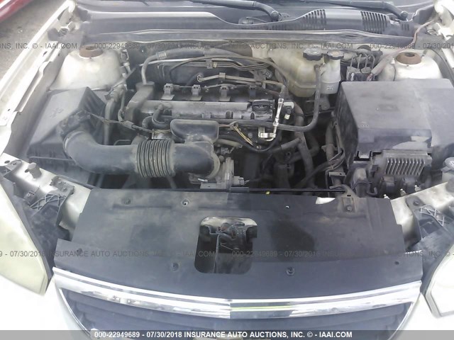 1G1ZS58F37F296378 - 2007 CHEVROLET MALIBU LS WHITE photo 10