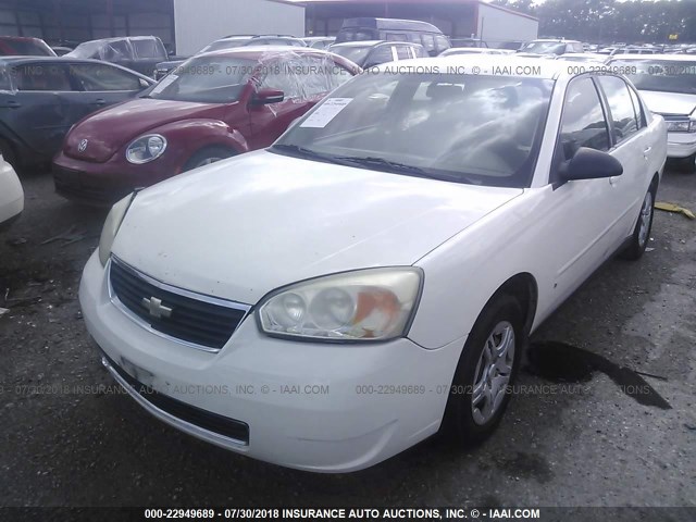 1G1ZS58F37F296378 - 2007 CHEVROLET MALIBU LS WHITE photo 6