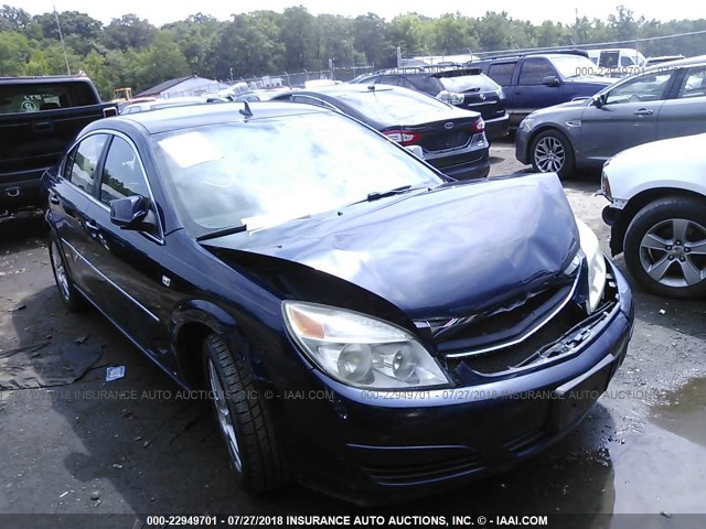 1G8ZS57N18F141761 - 2008 SATURN AURA XE BLUE photo 1