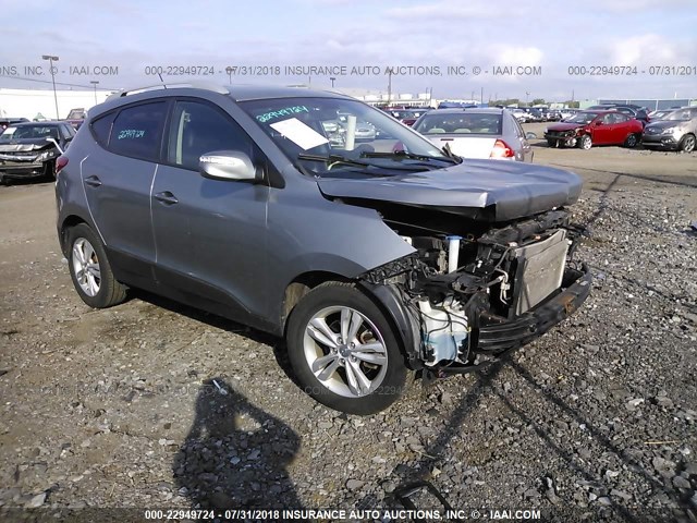 KM8JU3AC9DU740708 - 2013 HYUNDAI TUCSON GLS/LIMITED GRAY photo 1