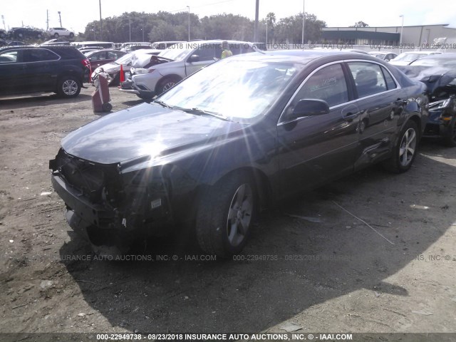 1G1ZC5EUXBF388645 - 2011 CHEVROLET MALIBU 1LT 黑色 照片 2