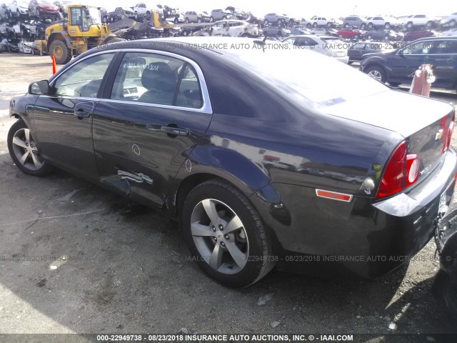 1G1ZC5EUXBF388645 - 2011 CHEVROLET MALIBU 1LT 黑色 照片 3