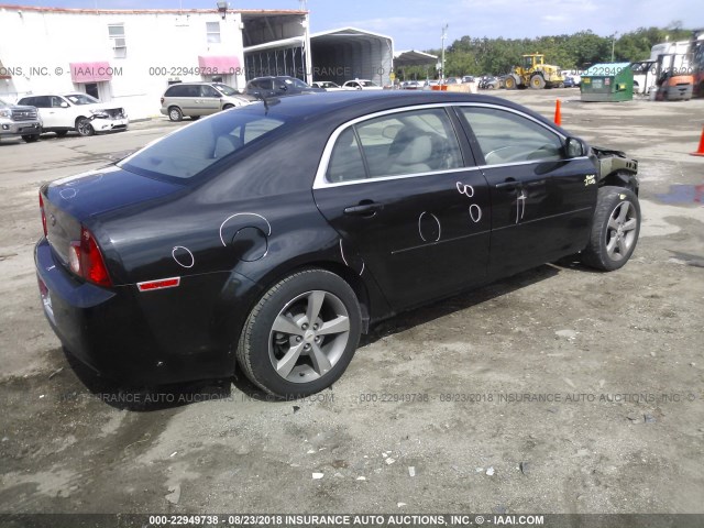 1G1ZC5EUXBF388645 - 2011 CHEVROLET MALIBU 1LT 黑色 照片 4