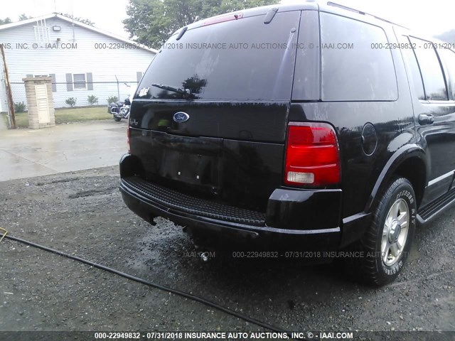 1FMDU75W42ZB76216 - 2002 FORD EXPLORER LIMITED BLACK photo 6