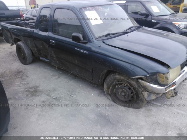 4TAVL52N9VZ304025 - 1997 TOYOTA TACOMA XTRACAB GREEN photo 6