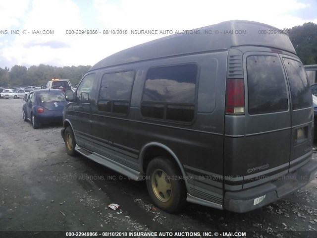 1GBFG15R1X1121695 - 1999 CHEVROLET EXPRESS G1500  GRAY photo 3