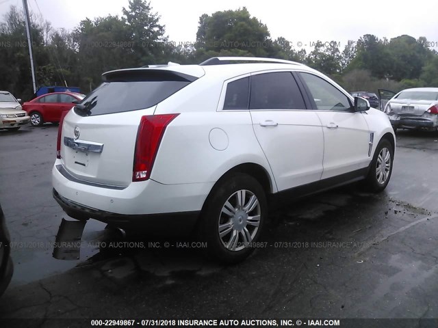 3GYFNDEY7BS523460 - 2011 CADILLAC SRX LUXURY COLLECTION WHITE photo 4