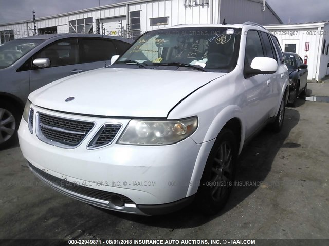 5S3ET13S292801136 - 2009 SAAB 9-7X 4.2I WHITE photo 2