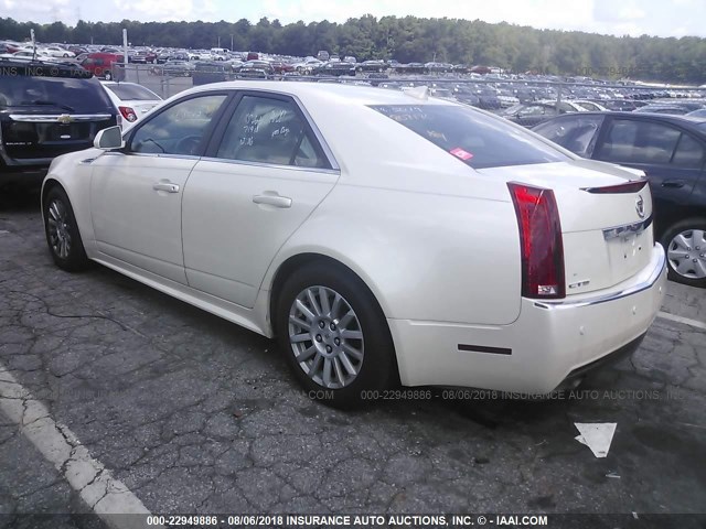 1G6DE5EG3A0106050 - 2010 CADILLAC CTS LUXURY COLLECTION WHITE photo 3