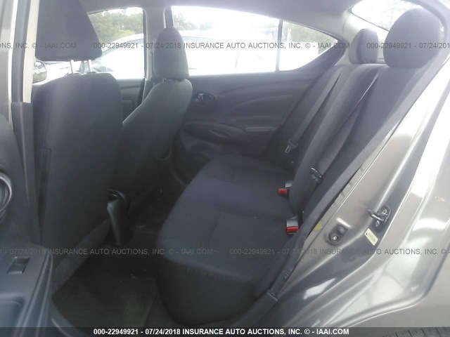 3N1CN7AP2CL928096 - 2012 NISSAN VERSA S/SV/SL GRAY photo 8