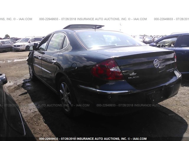 2G4WE587161110204 - 2006 BUICK LACROSSE CXS BLACK photo 3