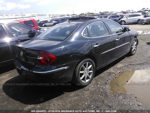 2G4WE587161110204 - 2006 BUICK LACROSSE CXS BLACK photo 4