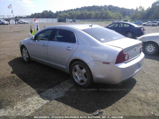 1G1ZJ57769F152940 - 2009 CHEVROLET MALIBU 2LT SILVER photo 3