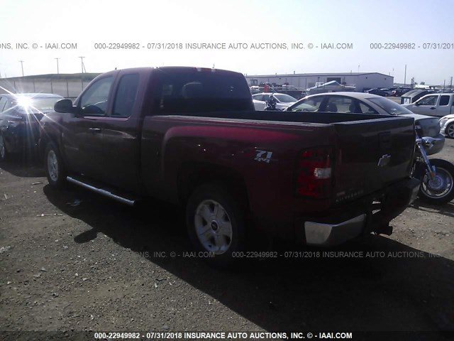 1GCEK19088Z236198 - 2008 CHEVROLET SILVERADO K1500 RED photo 3