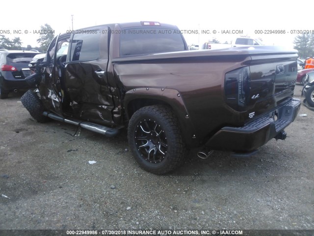 5TFAW5F13EX361849 - 2014 TOYOTA TUNDRA CREWMAX PLATINUM Qəhvəyi foto 3