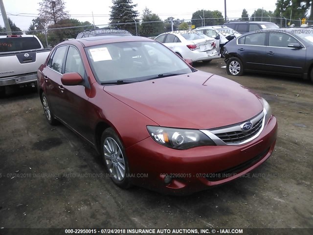 JF1GE60679H505755 - 2009 SUBARU IMPREZA 2.5I PREMIUM ORANGE photo 1