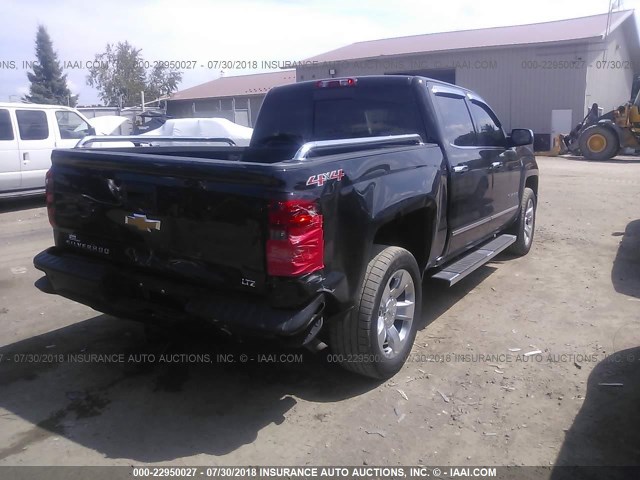 3GCUKSEC7FG358923 - 2015 CHEVROLET SILVERADO K1500 LTZ BLACK photo 4