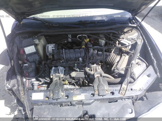 2G1WX15K919131157 - 2001 CHEVROLET MONTE CARLO SS ლურჯი ფოტო 10