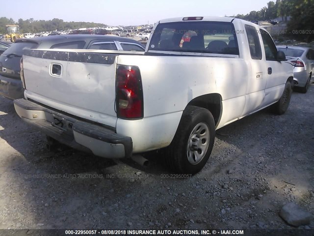 1GCEC19VX7Z168770 - 2007 CHEVROLET SILVERADO C1500 CLASSIC WHITE photo 4