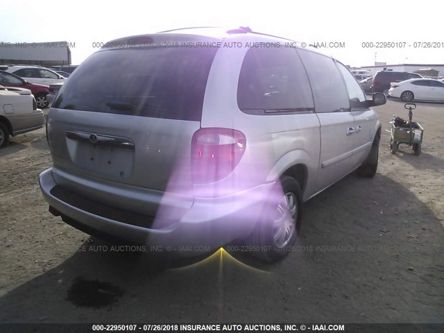 2A4GP54L56R760543 - 2006 CHRYSLER TOWN & COUNTRY TOURING SILVER photo 4