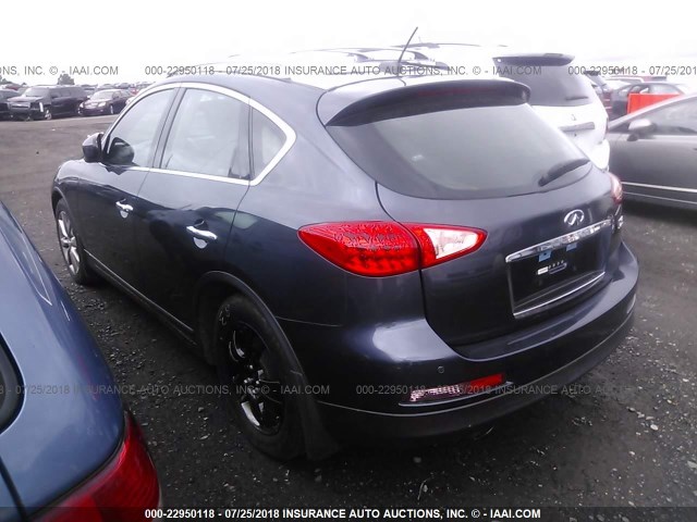 JNKAJ09F78M360894 - 2008 INFINITI EX35 JOURNEY BLUE photo 3