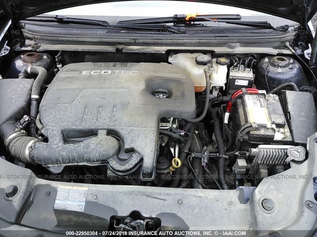 1G1ZC5EB2AF195564 - 2010 CHEVROLET MALIBU 1LT 蓝色 照片 10