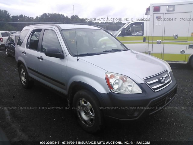 SHSRD785X6U427709 - 2006 HONDA CR-V LX SILVER photo 1