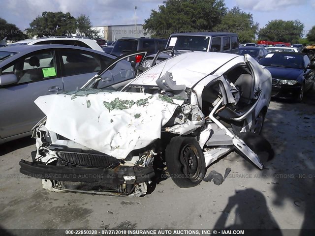 KL1TD52694B242268 - 2004 CHEVROLET AVEO WHITE photo 2