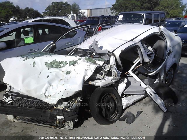 KL1TD52694B242268 - 2004 CHEVROLET AVEO WHITE photo 6