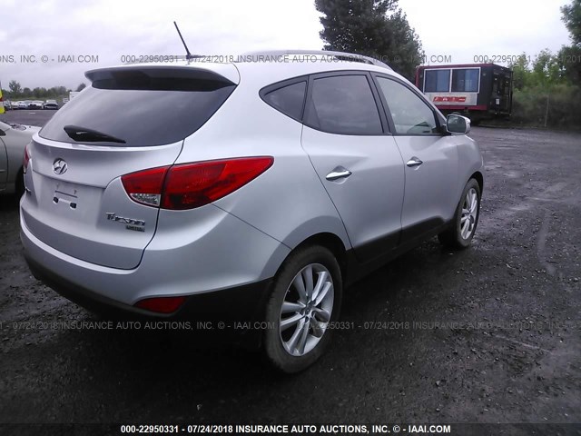 KM8JU3AC1AU064881 - 2010 HYUNDAI TUCSON GLS/LIMITED 灰色 照片 4