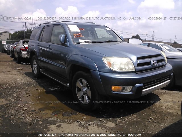 JTEBU17R630017053 - 2003 TOYOTA 4RUNNER LIMITED BLUE photo 1