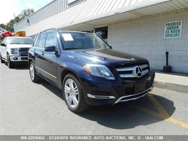 WDCGG8JB1FG358632 - 2015 MERCEDES-BENZ GLK 350 4MATIC BLUE photo 1