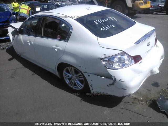 JN1CV6AR7FM524197 - 2015 INFINITI Q40 WHITE photo 3