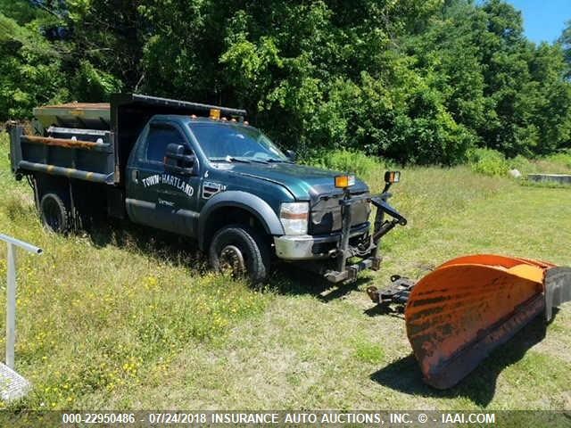 1FDAF5HR6AEA35029 - 2010 FORD F550 SUPER DUTY GREEN photo 1