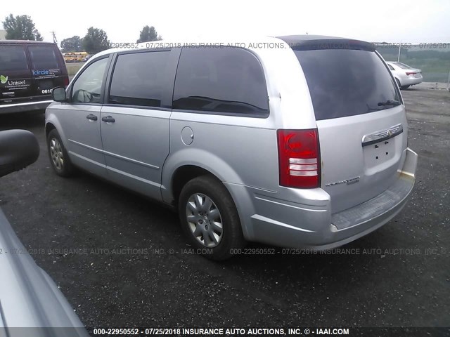 2A8HR44H78R818481 - 2008 CHRYSLER TOWN & COUNTRY LX SILVER photo 3