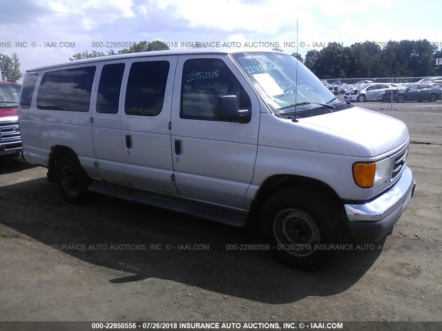 1FBSS31L06DA31235 - 2006 FORD ECONOLINE E350 SUPER DUTY WAGON SILVER photo 1