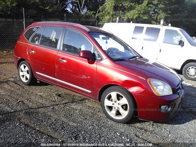 KNAFG526477116014 - 2007 KIA RONDO LX/EX BURGUNDY photo 1