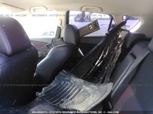 JM1BL1H34A1179031 - 2010 MAZDA SPEED 3 BLACK photo 8