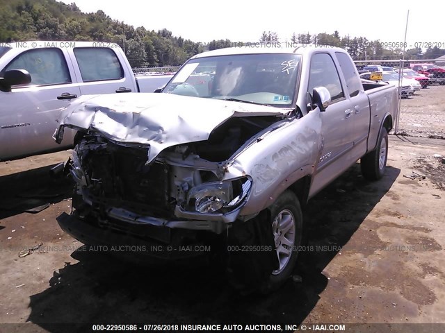 5TBBT441X3S434558 - 2003 TOYOTA TUNDRA ACCESS CAB SR5 SILVER photo 2