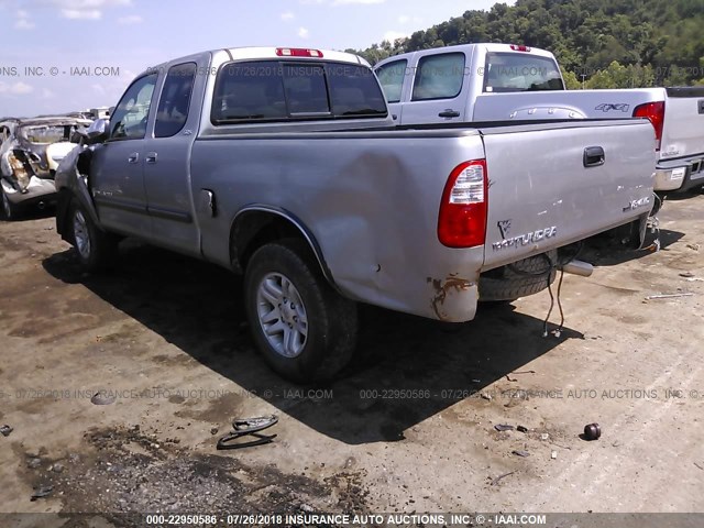 5TBBT441X3S434558 - 2003 TOYOTA TUNDRA ACCESS CAB SR5 SILVER photo 3