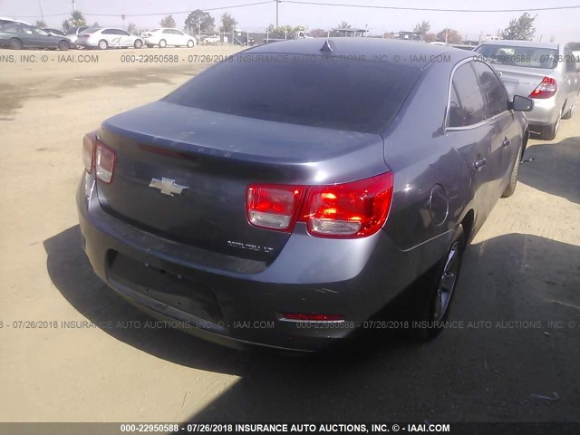 1G11C5SAXDF245320 - 2013 CHEVROLET MALIBU 1LT BLUE photo 4