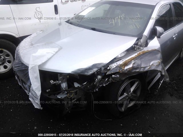 4T1BF1FK6CU143789 - 2012 TOYOTA CAMRY SE/LE/XLE SILVER photo 6