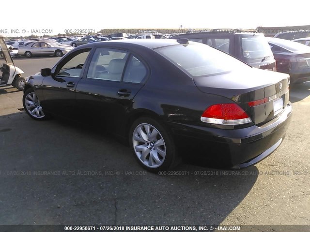 WBAGN634X4DS49001 - 2004 BMW 745 LI Noir photo 3