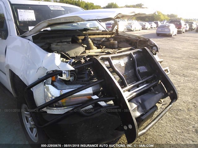 3GCUKNEH1GG225346 - 2016 CHEVROLET SILVERADO K1500/K1500 LS WHITE photo 6