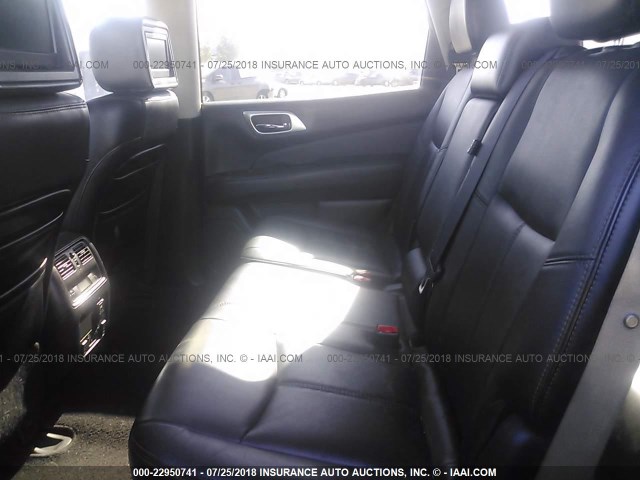 5N1AR2MN9DC656645 - 2013 NISSAN PATHFINDER S/SV/SL/PLATINUM 红色 照片 8