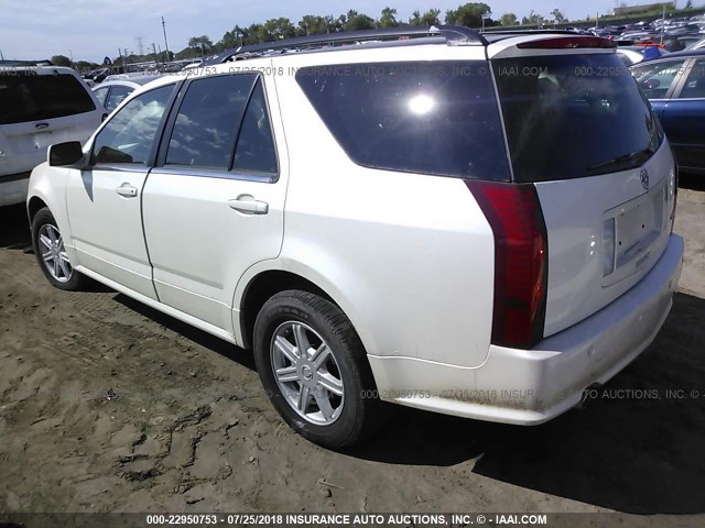 1GYEE637240162733 - 2004 CADILLAC SRX WHITE photo 3