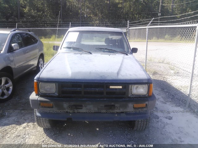 JT4RN62D1G0014026 - 1986 TOYOTA 4RUNNER RN60 BLUE photo 6