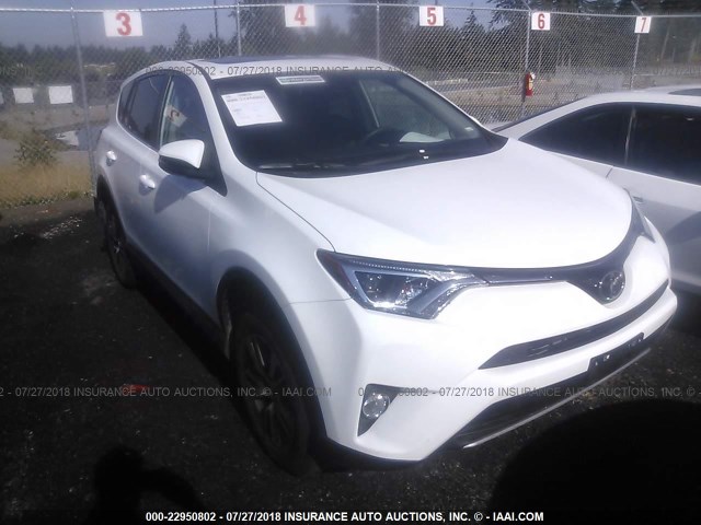 2T3RFREV7JW786231 - 2018 TOYOTA RAV4 ADVENTURE/XLE WHITE photo 1